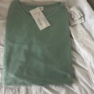 Size medium Green tunic shirt